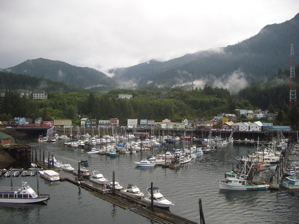 Ketchikan harbor, arriving 7 a.m., Day 3