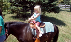 First pony rider Rilee