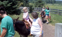 And pony rider Maya