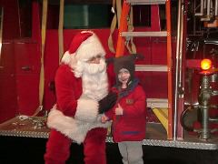 Grant's first encounter with Santa