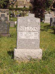 Gravestone of Swen and Botilda Nelson, my great Grandpaents (Jersey City/Harsimus Cemetery)