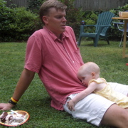 Dad and Ali (tuckered)